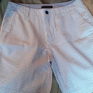 Men's searsucker dress shorts
